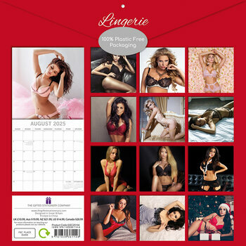 Calendrier 2025 Lingerie Femme Sensuelle