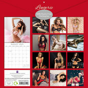 Calendrier papier 2025 Lingerie Femme Sensuelle