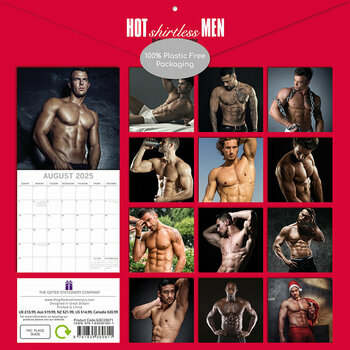 Calendrier 2025 Hommes Torse Nu