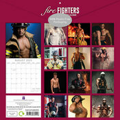 Calendrier Papier2025 Hommes Sexy Pompiers