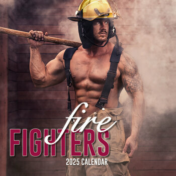 Calendrier 2025 Hommes Sexy Pompiers