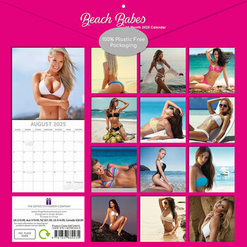 Calendrier 2025 Femmes Sexy et Bikini Plage