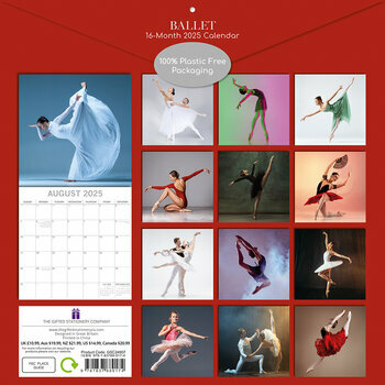 Calendrier 2025 Danseuse Classique Ballet de Danse