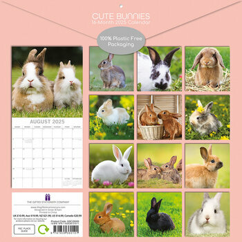 Calendrier 2025 Lapins Mignons et Campagne