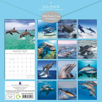 Calendrier 2025 Animaux Marins Dauphins