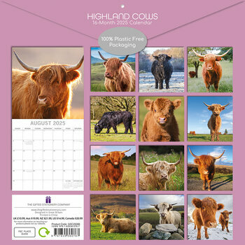 Calendrier 2025 Vaches des Highlands