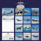 Calendrier Papier 2025 Avions de Guerre Militaire 