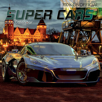 Calendrier 2025 Voitures Super Cars 