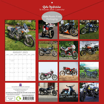 Calendrier 2025 Motos Rétro MotorBike