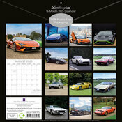 Calendrier Papier 2025 Voitures Lamborghini