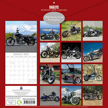 Calendrier 2025 Motos Harleys