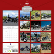 Calendrier Papier 2025 Motos Harleys