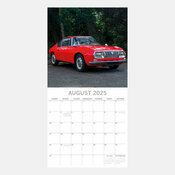 Calendrier Vintage 2025 Voitures Rtro Classiques 