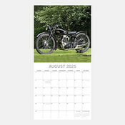 Calendrier Vintage  2025 Motos Classiques Retro