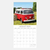 Calendrier Vintage2025 Bus Van Rtro Combi Camper