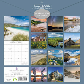 Calendrier 2025 Ecosse Scotland