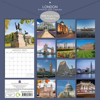 Calendrier 2025 Londres Angleterre 