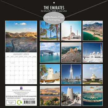 Calendrier 2025 Emirats Arabes Dubaï Quatar