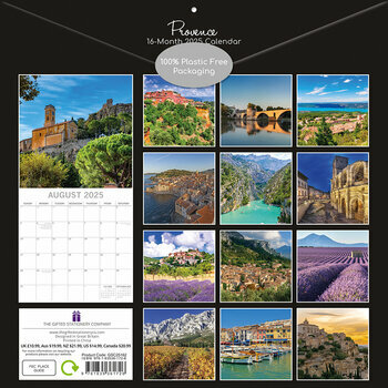 Calendrier 2025 Provence Sud de la France