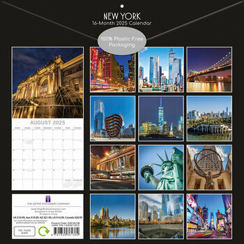 Calendrier 2025 New York Usa