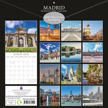 Calendrier 2025 Madrid Espagne