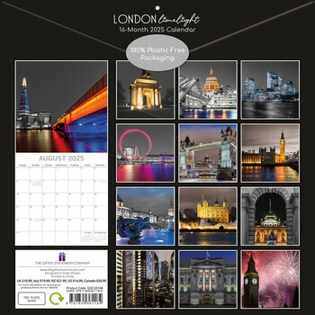 Calendrier 2025 Londres By Night Illuminé