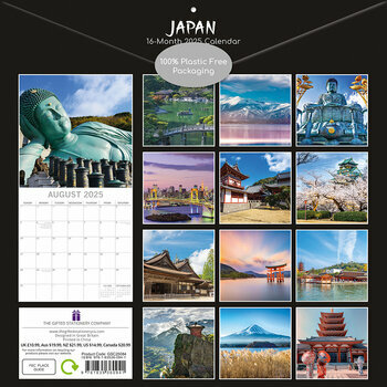 Calendrier 2025 Japon Asie