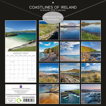 Calendrier 2025 Côte Irlandaise Irlande