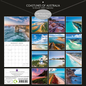 Calendrier 2025 Côte Australienne Australie