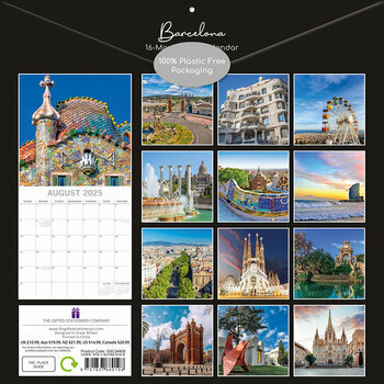 Calendrier 2025 Barcelone Espagne