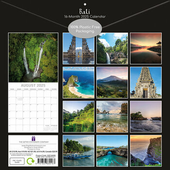 Calendrier 2025 Bali Indonésie