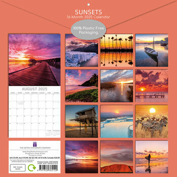 Calendrier 2025 Paysages Coucher de Soleil