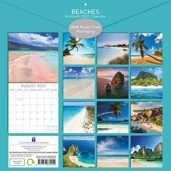 Calendrier 2025 Plages Paradisiaques