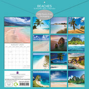 Calendrier Papier 2025 Plages Paradisiaques