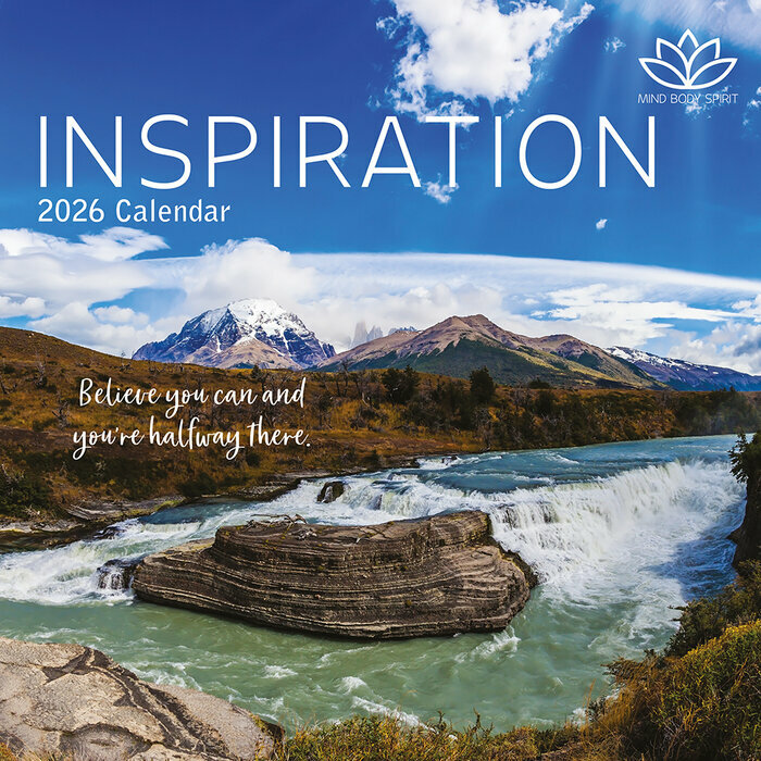 Calendrier Mural 2026 Inspiration Paysage Zen Bien être