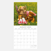 Calendrier Enfant 2025 Tendres Oursons Peluches