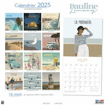 Calendrier 2025 Vacances en bord de mer - Pauline Launay