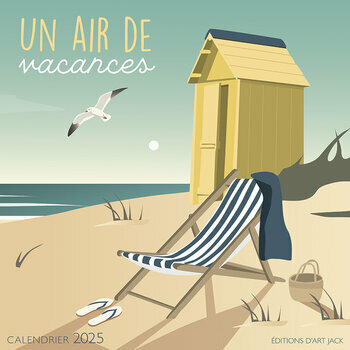 Calendrier 2025 Vacances en bord de mer - Pauline Launay