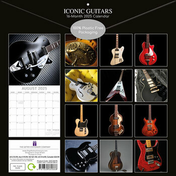 Calendrier 2025 Guitares Iconiques Instrument