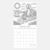 Calendrier Dessin 2025  Colorier Coloriage Dtente