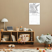 Calendrier 2025  Colorier Coloriage Dtente