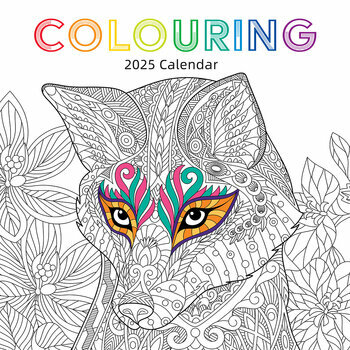 Calendrier 2025 à Colorier Coloriage Détente