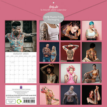 Calendrier 2025 Tatouages Femmes et Hommes