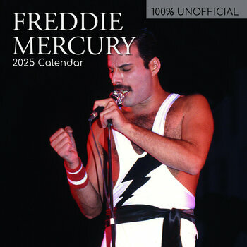 Calendrier 2025 Freddie Mercury Queen Chanteur