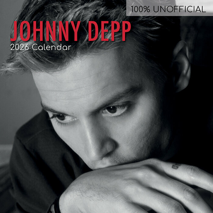 Calendrier Mural 2026 Johnny Depp Chanteur
