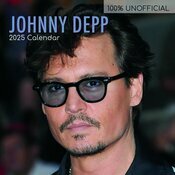 Calendrier Mural  2025 Johnny Depp Chanteur