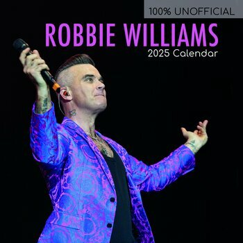 Calendrier 2025 Robbie Williams Chanteur