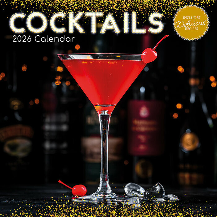 Calendrier Mural 2026 Cocktails Mixologie