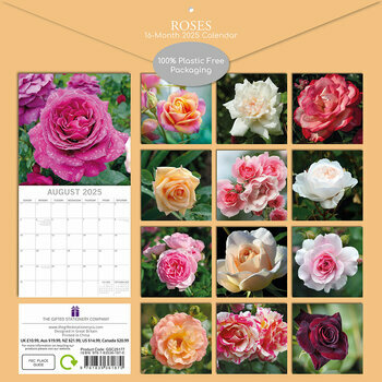 Calendrier 2025 Roses et Boutons de Rose