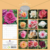 Calendrier Papier 2025 Roses et Boutons de Rose